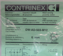 INDUKTIIVINEN KYTKIN DW-AD-503-M12 CONTRINEX
