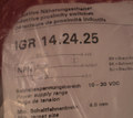 INDUKTIIVINEN ANTURI LÄHESTYMISKYTKIN IGR-14.24.25 BAUMER