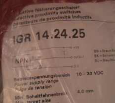 INDUKTIIVINEN ANTURI LÄHESTYMISKYTKIN IGR-14.24.25 BAUMER